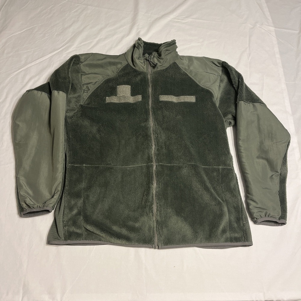 Military Jacket Mens LT Large Long PolarteceFleece Full Zip Cold Weather Gen III